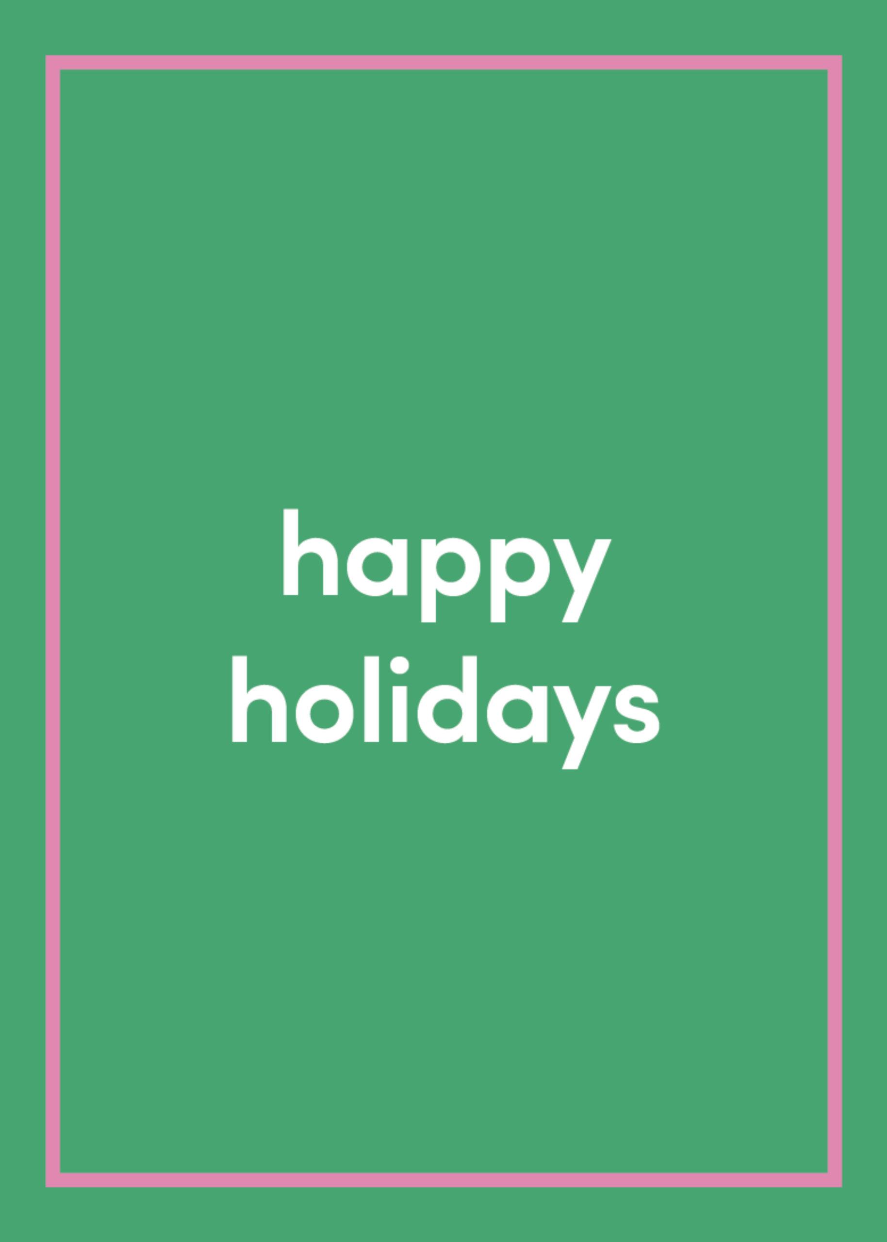 Happy Holidays Greeting Card - Image 2