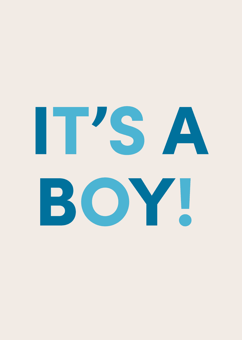 It's A Boy Greeting Card - Image 2
