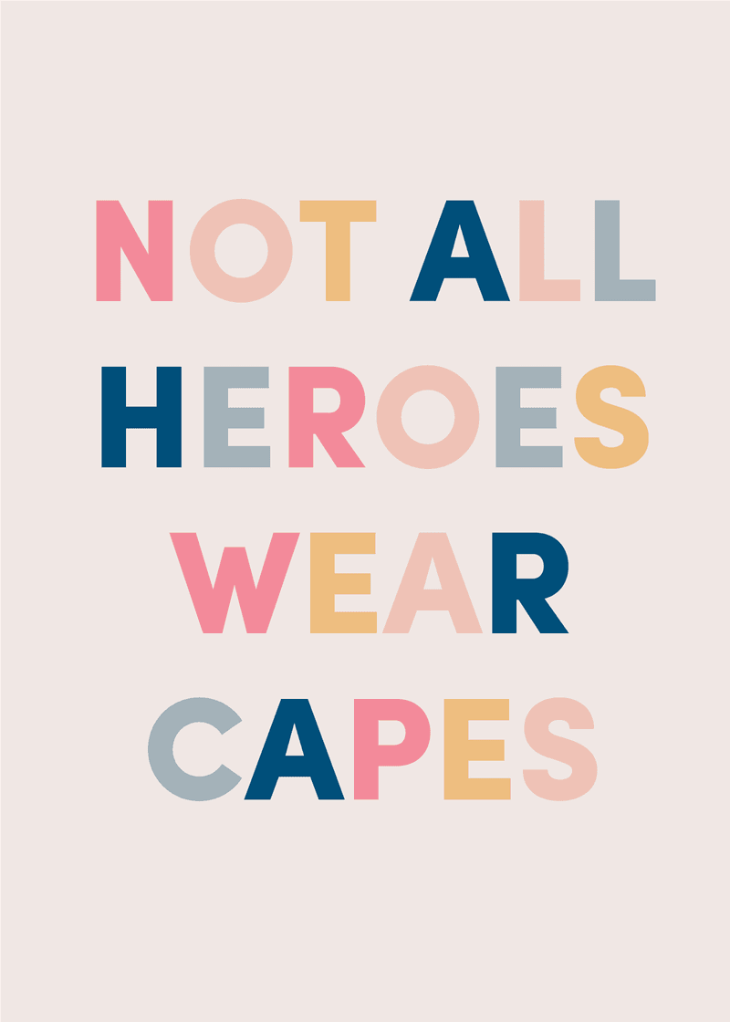Heroes Greeting Card - Image 2