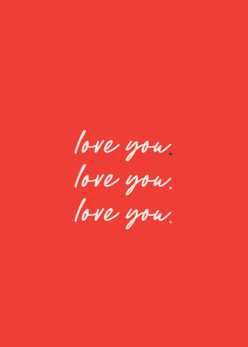 Love You Greeting Card - Image 2