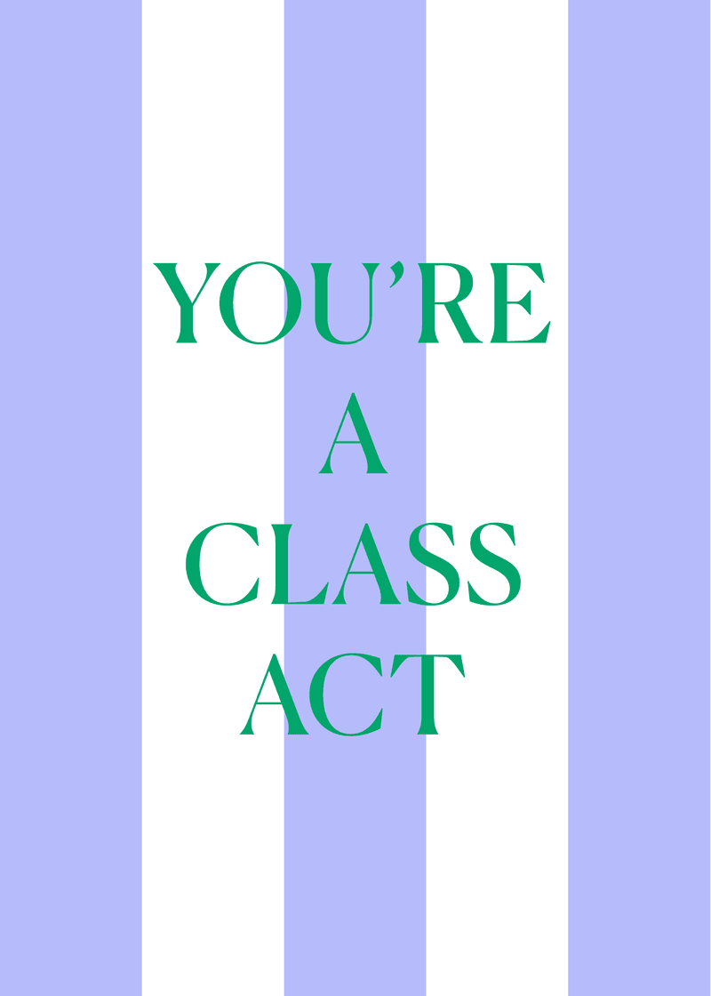 Class Act Greeting Card - Image 2